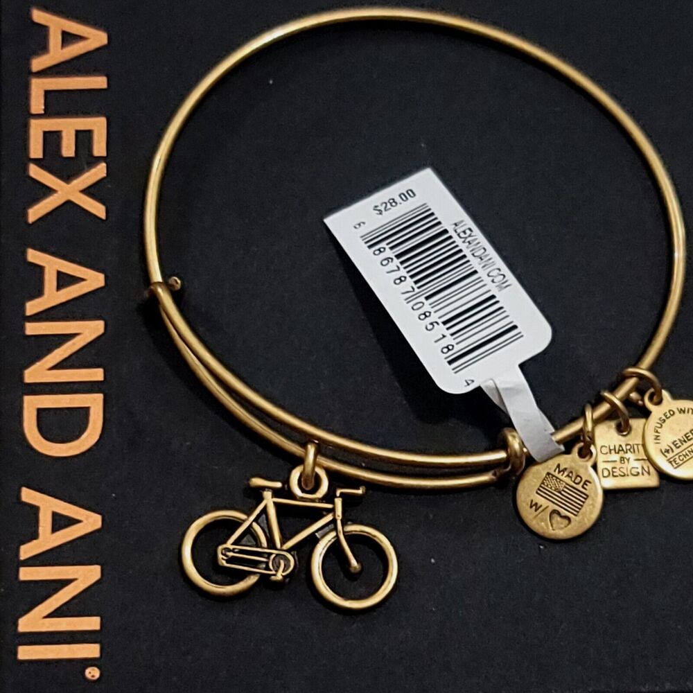 Alex and Ani Bike Charm Bracelet Charity By Design Bicycle
